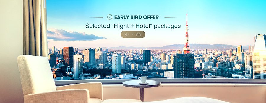 Early bird offer: selected travel packages from HKD1,542